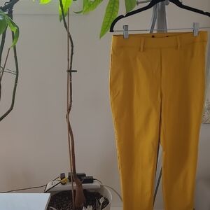 Vibrant Yellow Chinos with Relaxed Fit